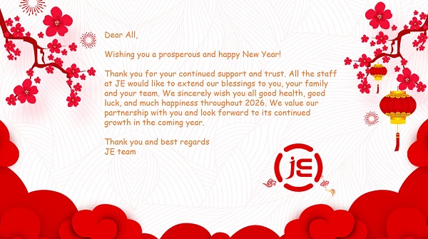 Üdvözlettel az újévre – a JE