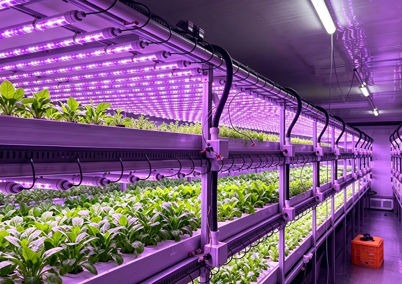 A JE IP65 LED T8 ház alkalmazása üzemi gyárakban