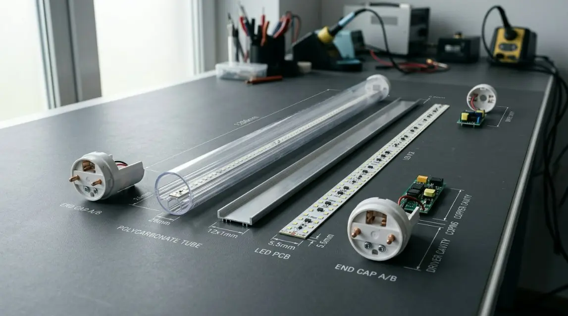 Az Ultimate 2026 Guide to LED T8 műanyag csőház: Navigáció az Egyesült Államok UL/ETL szabványaiban és az öko-polikarbonát innovációkban